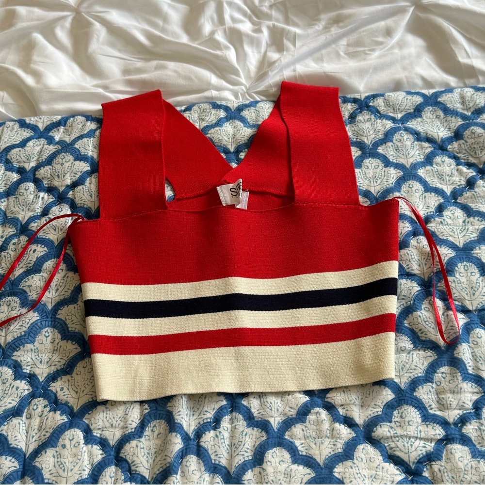 Seek the label knit tank